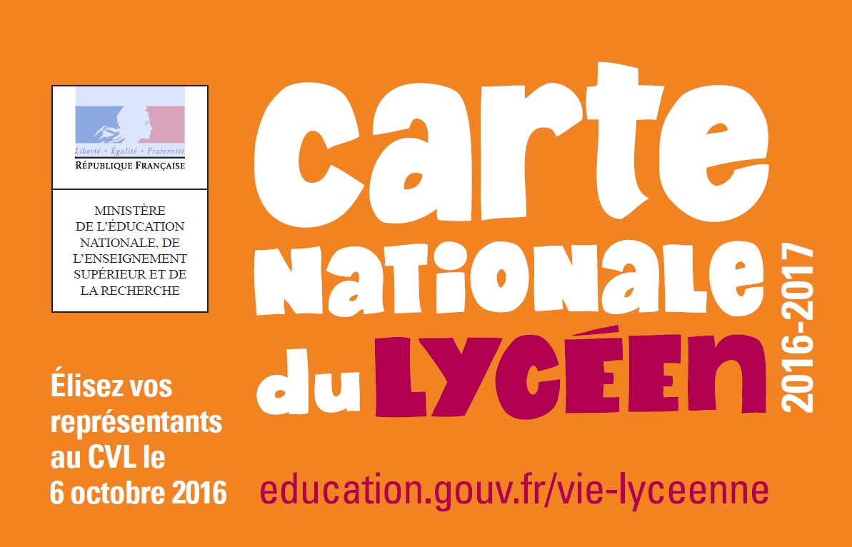 carte lyceens