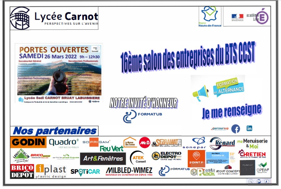 16eme salon entreprises bts ccst